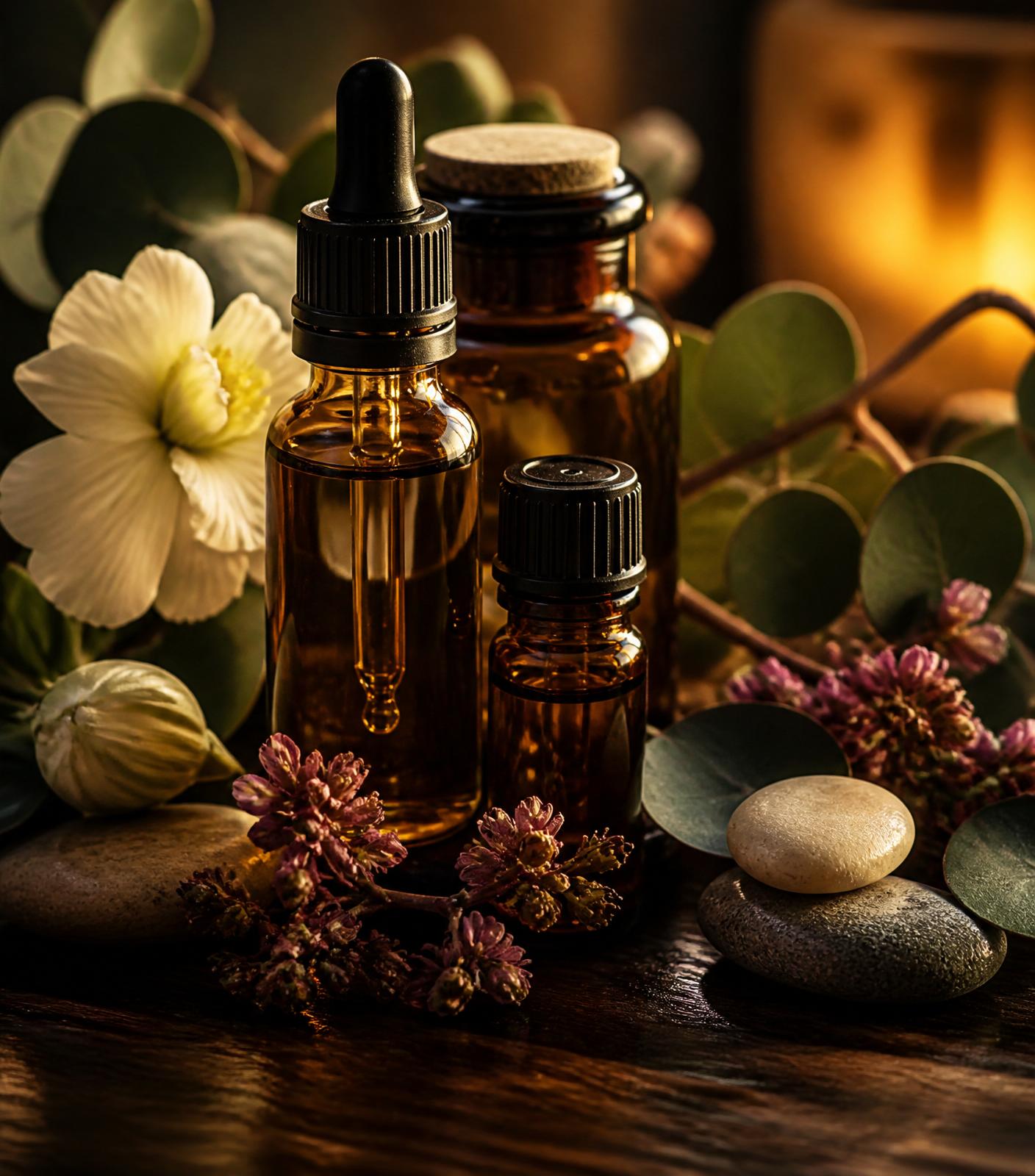 Essential oils and flowers